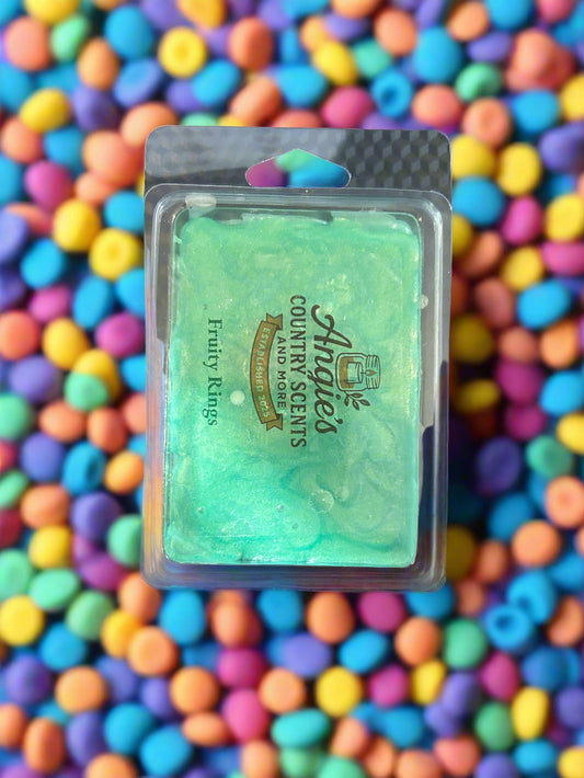 Fruit loop scented wax tarts