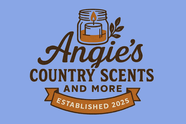 Logo for Angie's Country Sents And More with Established 2025